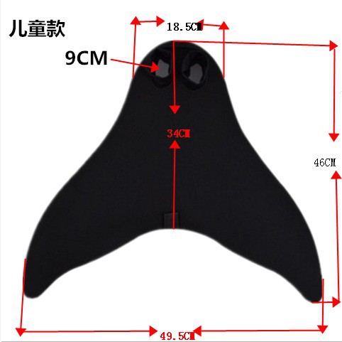 Factory Direct Supply Internet Hot New Single Piece Flippers Adult and Children Flippers Mermaid One-Piece Flippers Swimming Equipment