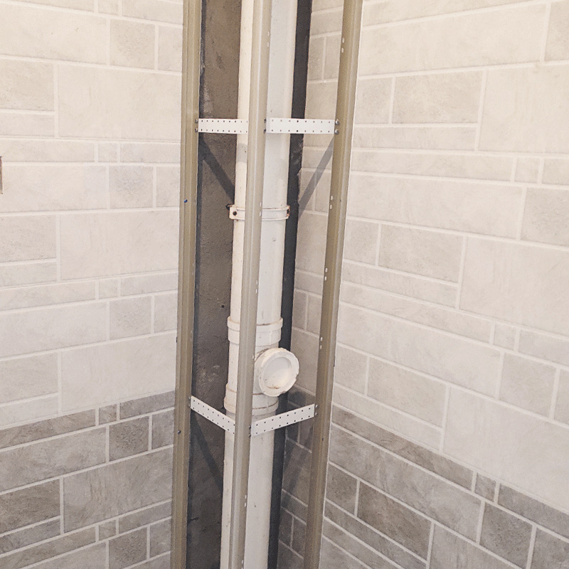 间包立管厨房管封水泥不返潮纤维水泥板包下水管道新型材料瓷砖管支架