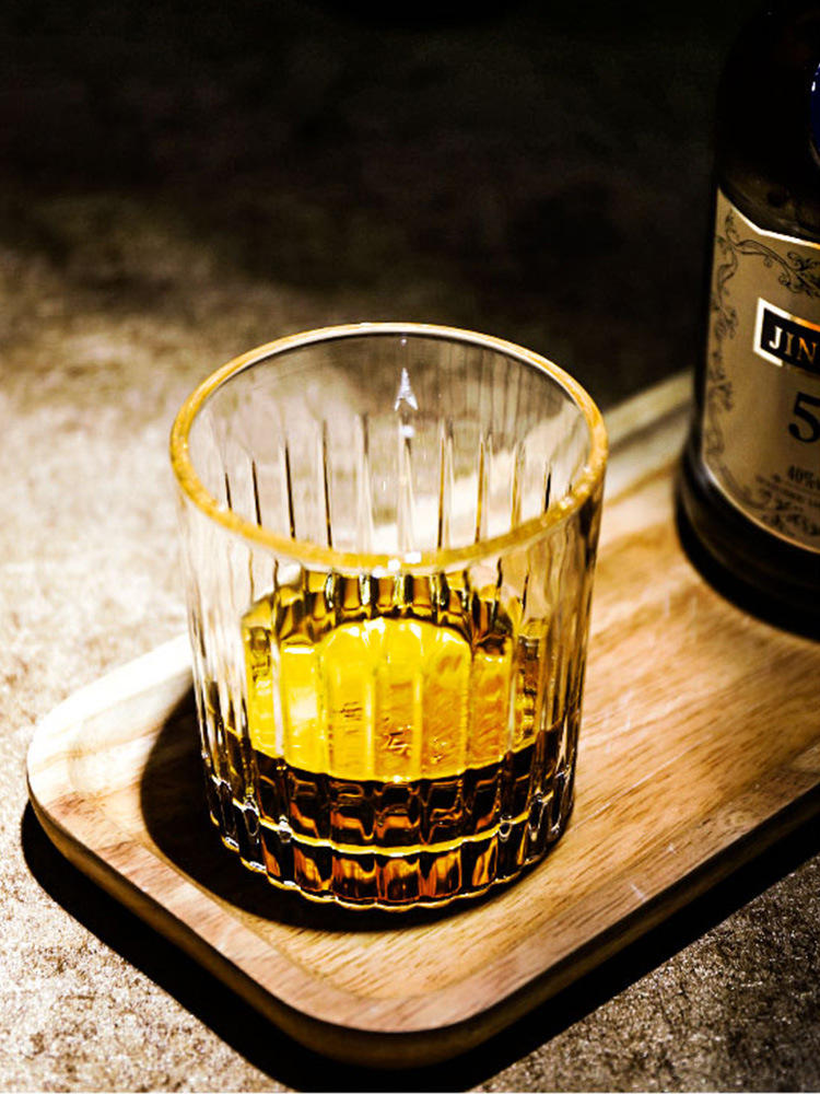 威士忌畅饮杯网红啤酒玻璃高端古典洋酒杯家用酒吧杯子杯白兰地杯