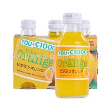 批发 印度尼西亚进口YOU C1000牌橙汁碳酸饮料饮品140ml 30瓶一箱