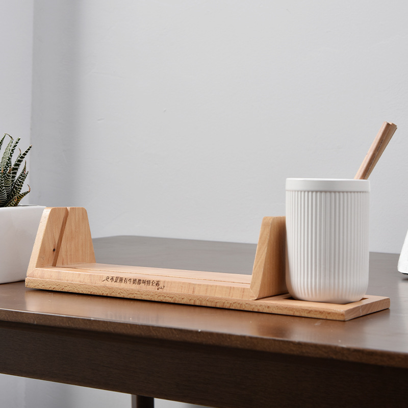 榉木日历架子可定制木质台历架家用办公桌台历摆件工艺品日历架