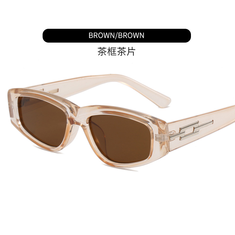  Small Square Box Sunglasses Candy-Colored Sunglasses Trendy Disco Sun Glasses Ins