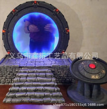 跨境Stargate星际之门2021年电影纪念收藏品树脂工艺品摆件会发光