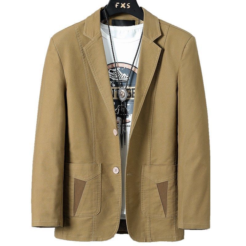 春四季男士休闲西装外套韩版合体型小西装男式便服单西新款西服上