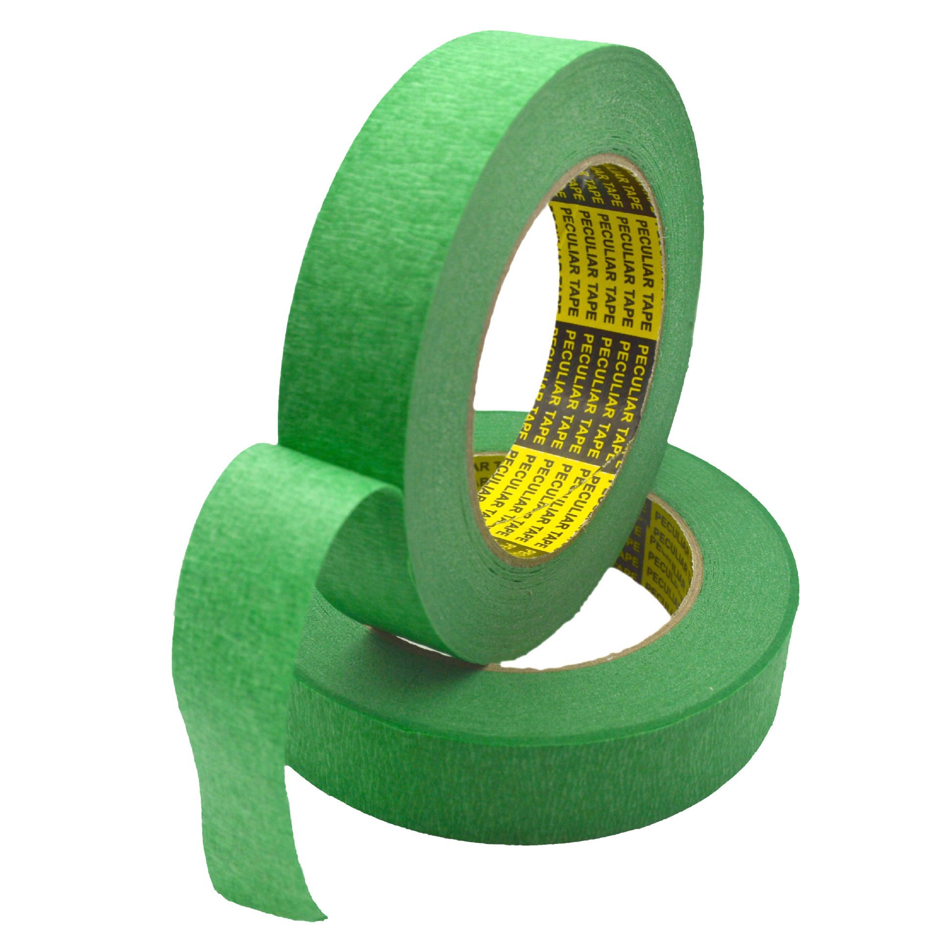 高粘绿色美纹纸胶带外墙真实漆分格线胶带 遮蔽纸胶带