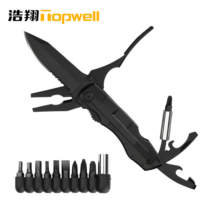 Cross-Border EDC Combination Tool Pliers Multi-Function Knife Pliers New Outdoor a Folding Knife Multi-Function Folding Knife & Pliers