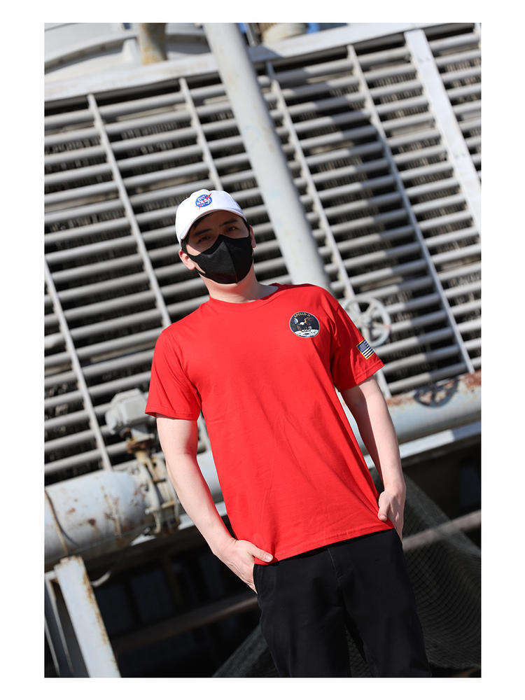 诺曼龙美式 apollo美国nasa联名阿波罗登月夏季短袖体恤t恤男纯棉