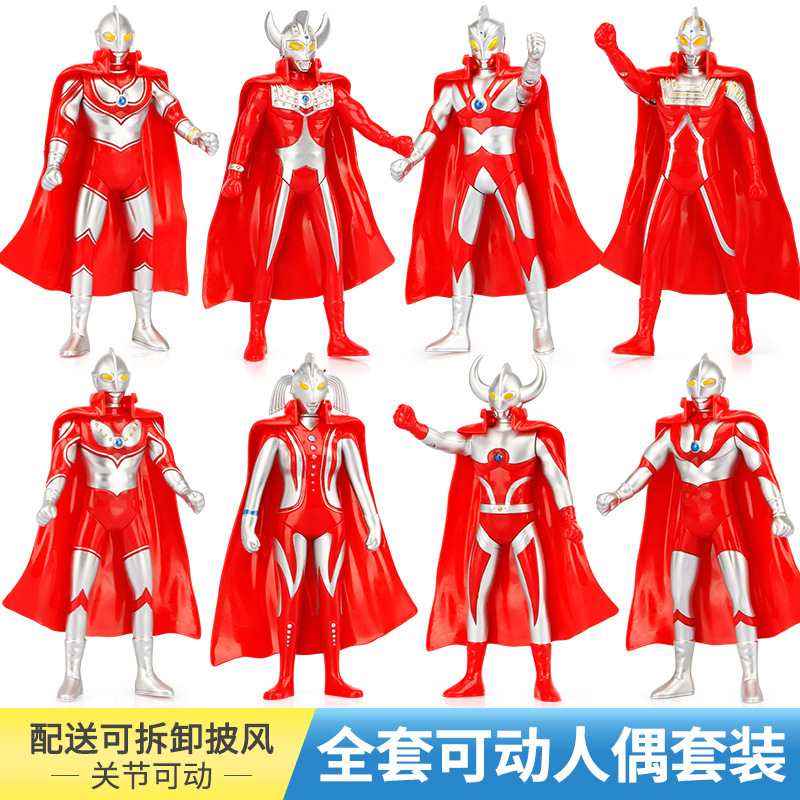 Brand Authorization 6-Inch Jinjiang Tyro Ultraman Toy Superman Zofei Jack Saiwen First Generation Doll Model