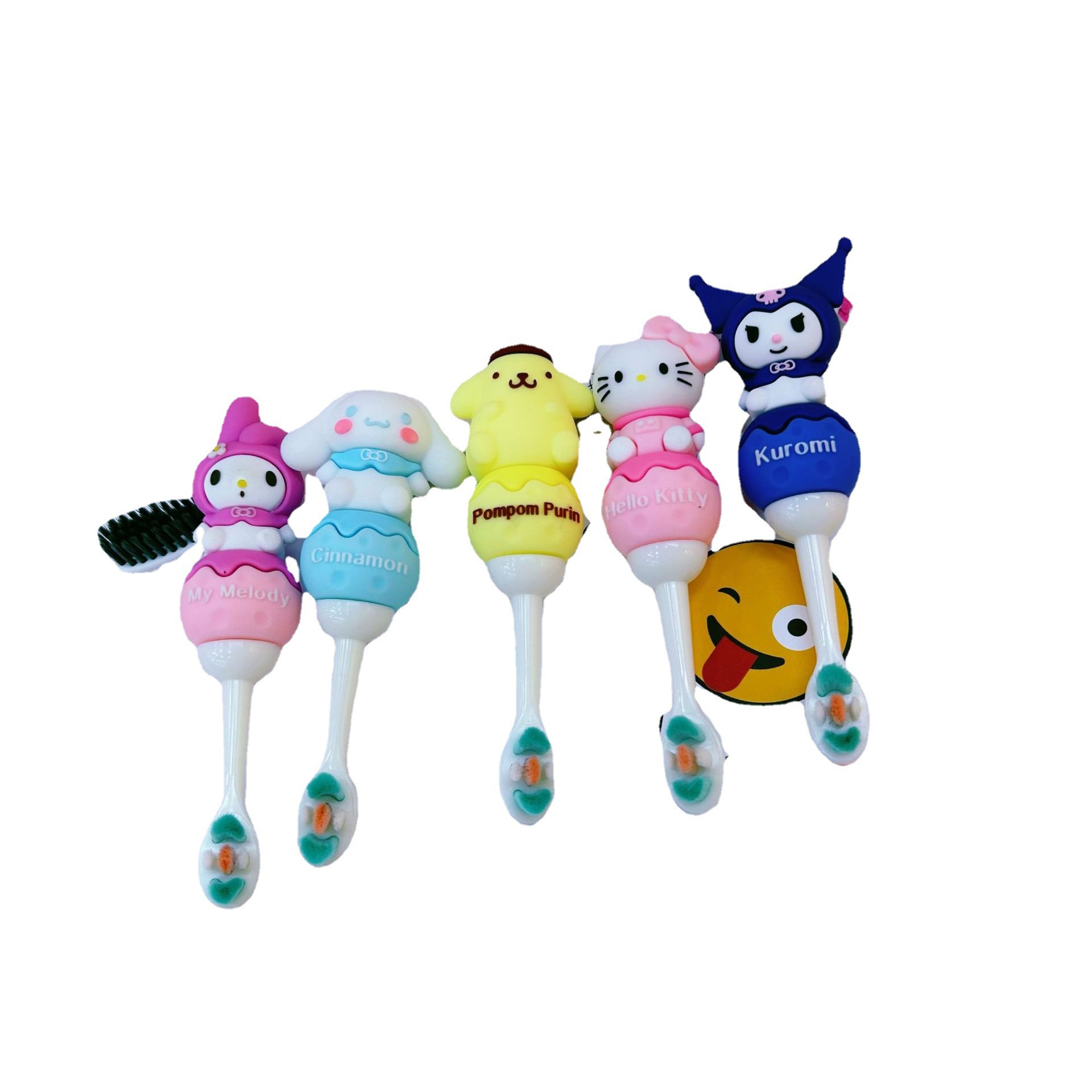 New Children's Toothbrush Wholesale Sanrio Infant Toddler 2-7 Years Old Toothbrush Ten Thousand Soft Hair Care Gum Toothbrush