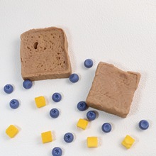 吐司面包香薰蜡烛硅胶模具DIY蓝莓芒果粒巧克力蛋糕烘焙装饰模具