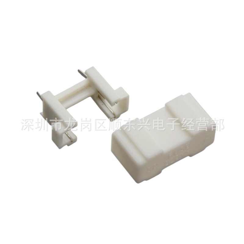 5*20MM 白胶座 环保阻燃材料 乳白色 保险丝盒 PCB面板焊接合