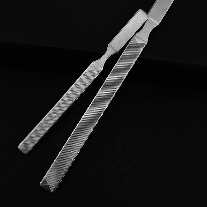 厂家批发修脚锉刀不锈钢指甲锉四面修甲锉美甲工具灰指甲打磨条