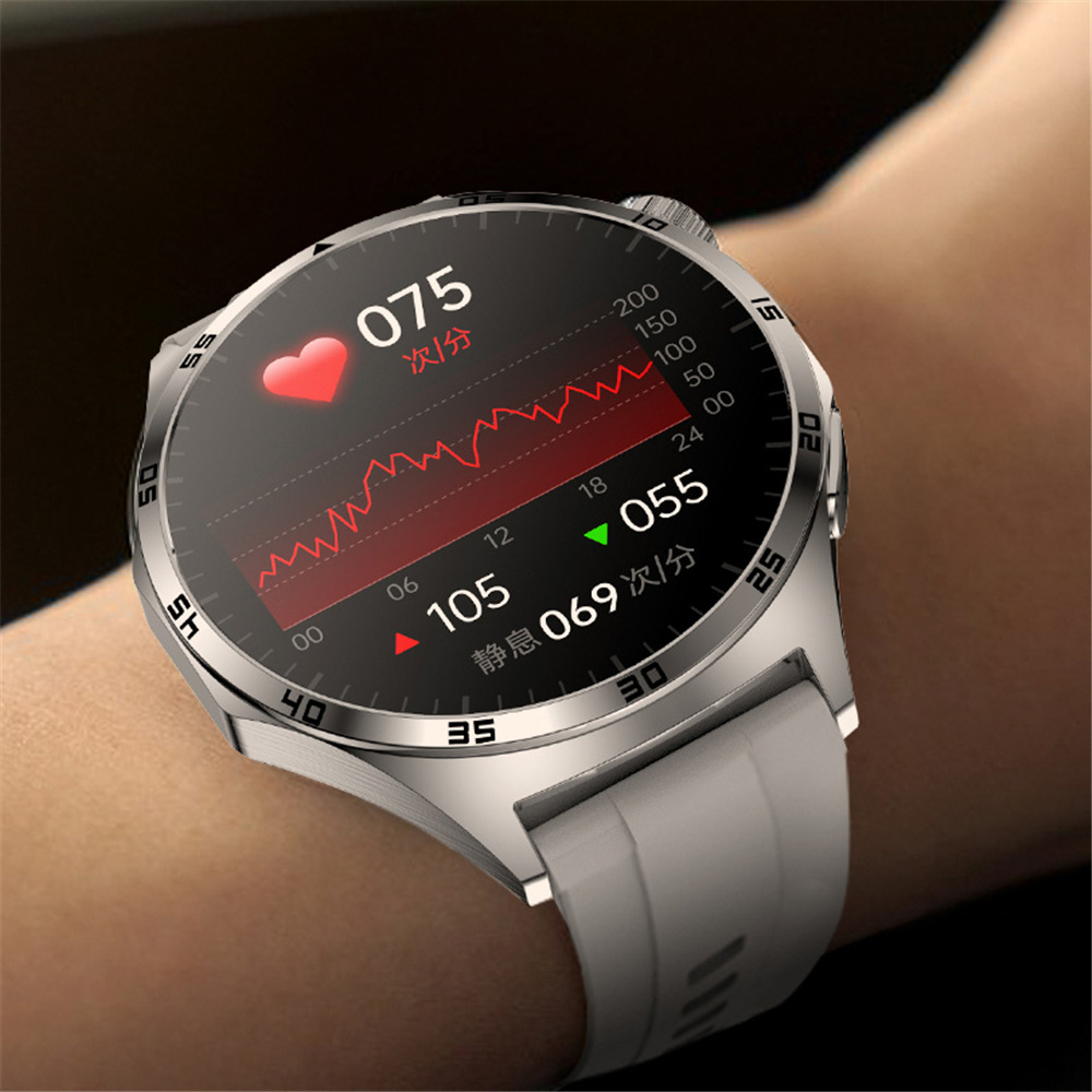 华强北新款mt300智能手表心率无创血糖血氧心电体温检测通话手表