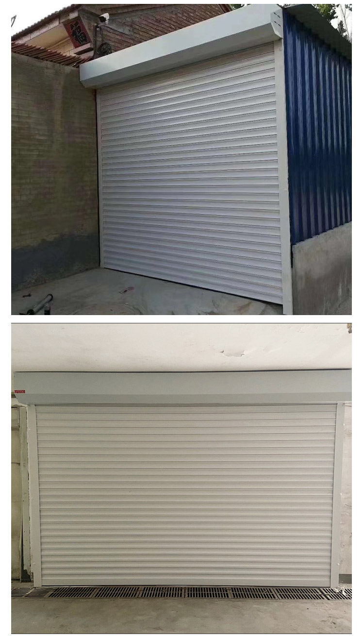 北京手动电动车库门卷帘门铝合金遥控自动水晶卷闸防火保温快速门