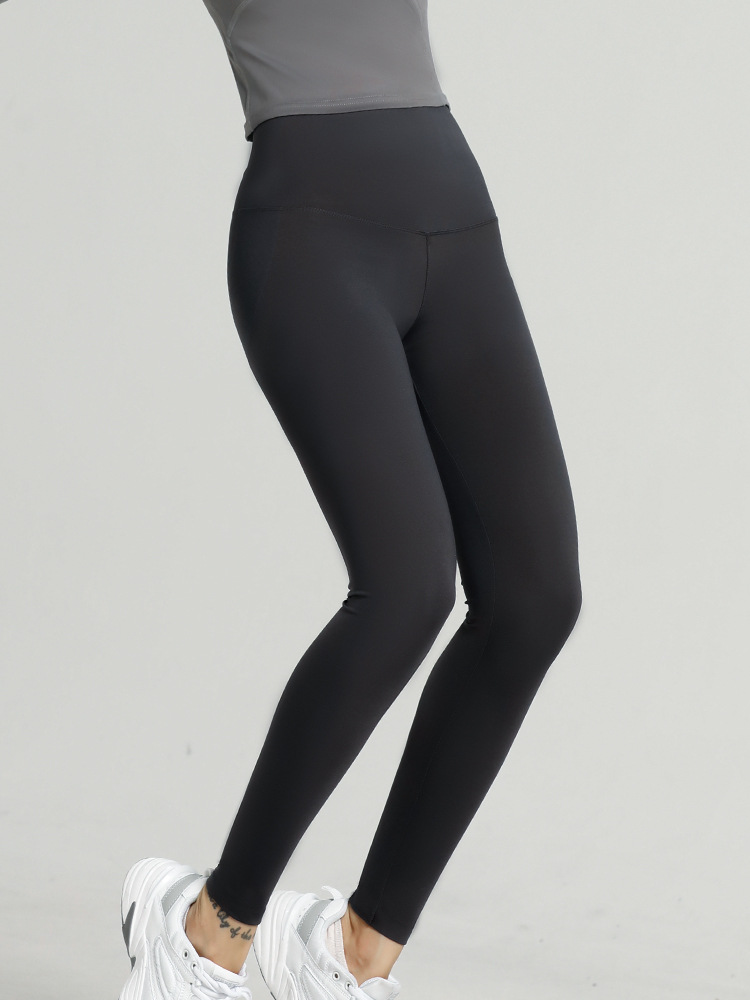 黑色鲨鱼皮打底裤女外穿高腰收腹瘦腿提臀裤弹力紧身瑜伽芭比裤薄