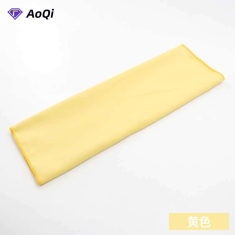 Cross-Border Microfiber Double-Sided Velvet Quick-Drying Sports Towel Custom Logo Yoga Fitness Swimming Sweat-Wiping Beach Towel