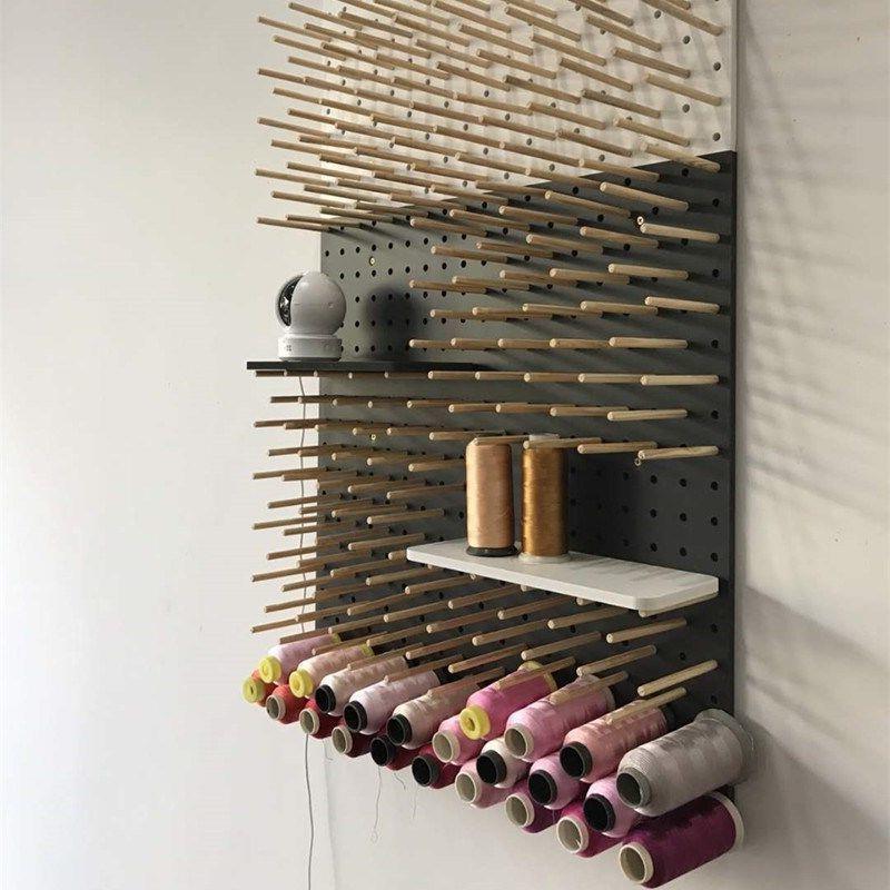 线架缝纫机线架放宝塔线家用线圈架可放托壁挂直通式省空间放置