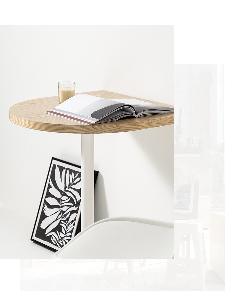 网红实木餐桌家用小户型设计师桌子组合奶茶店ins创意休闲小方桌