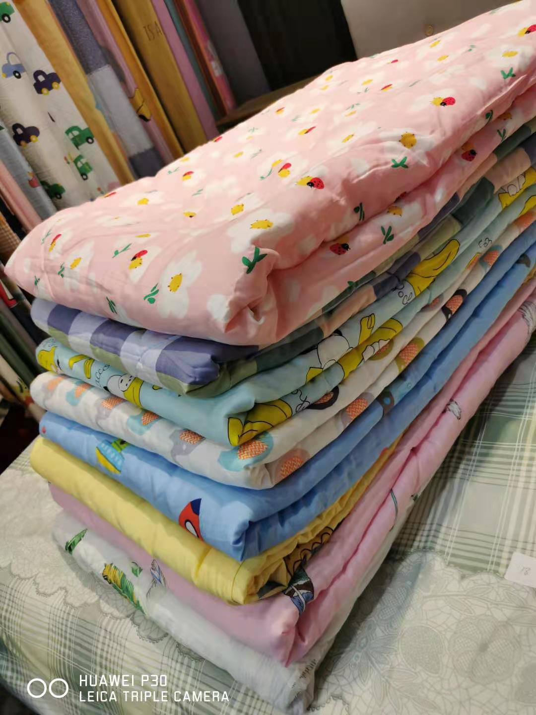 直播 人造棉夏凉被绵绸空调被可以水洗不起球柔软舒服