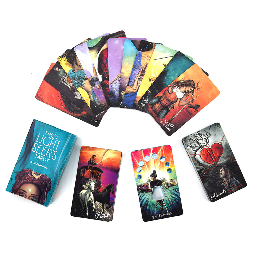 The Light Seers Tarot Desk Card Oracle Divination Game Deck Party Astrology Cards Oracle Cards Game for Women Girl Tarot Cards The Light Seers Tarot Desk Card Oracle Divination Game Deck Party Astrology Cards Oracle Cards Game for Women Girl Tarot Cards