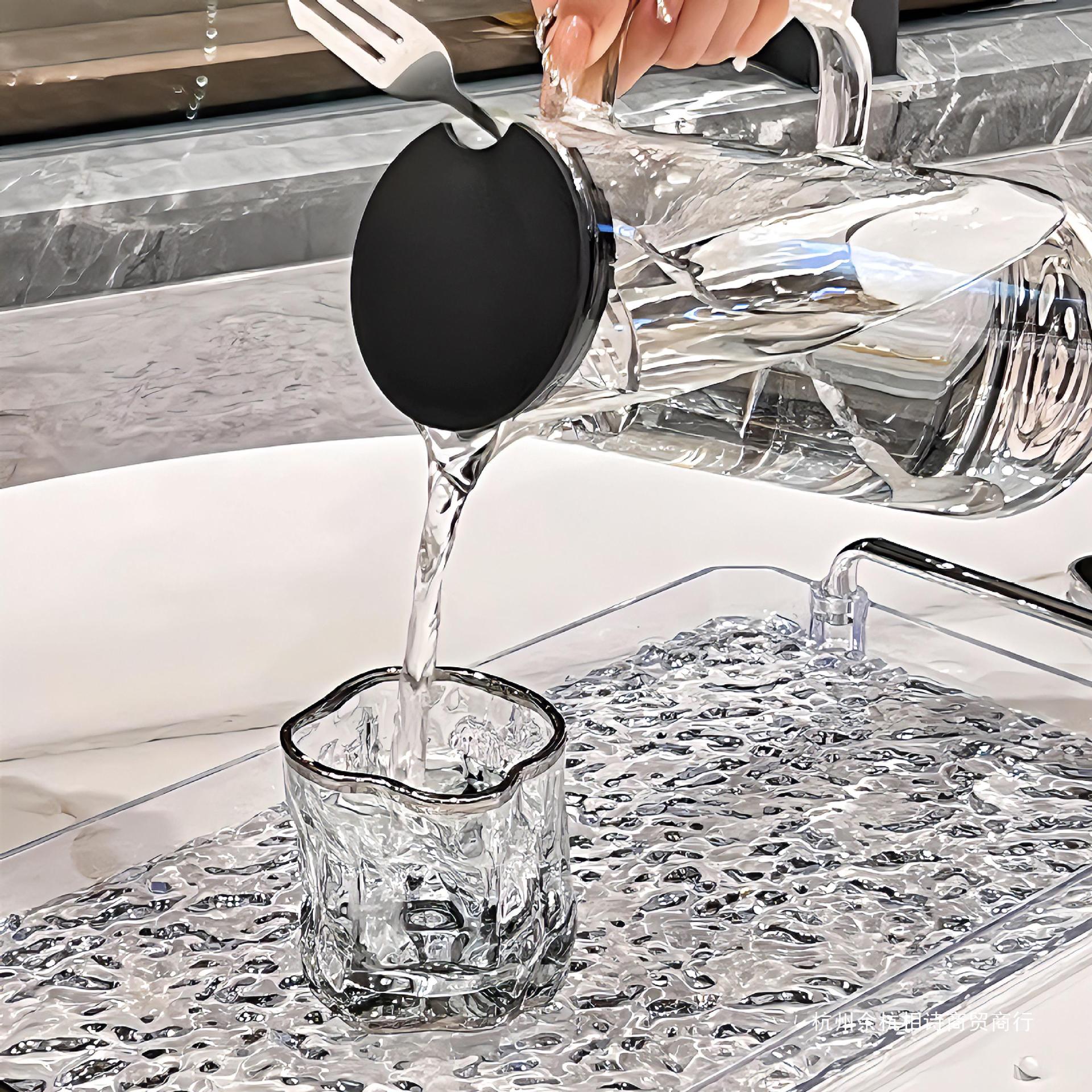 轻奢水杯家用套装客厅待客高级水壶茶杯玻璃水具套装乔迁新居礼品