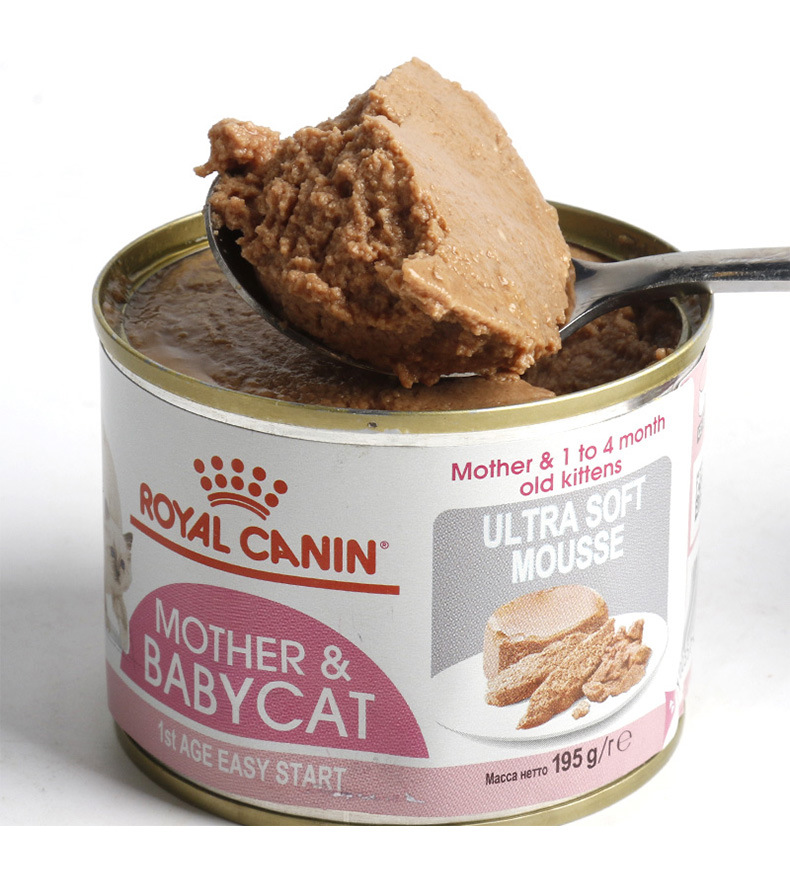 皇/家奶糕罐头猫罐头幼猫慕斯1-4个月离乳期猫咪主食罐猫零食195g