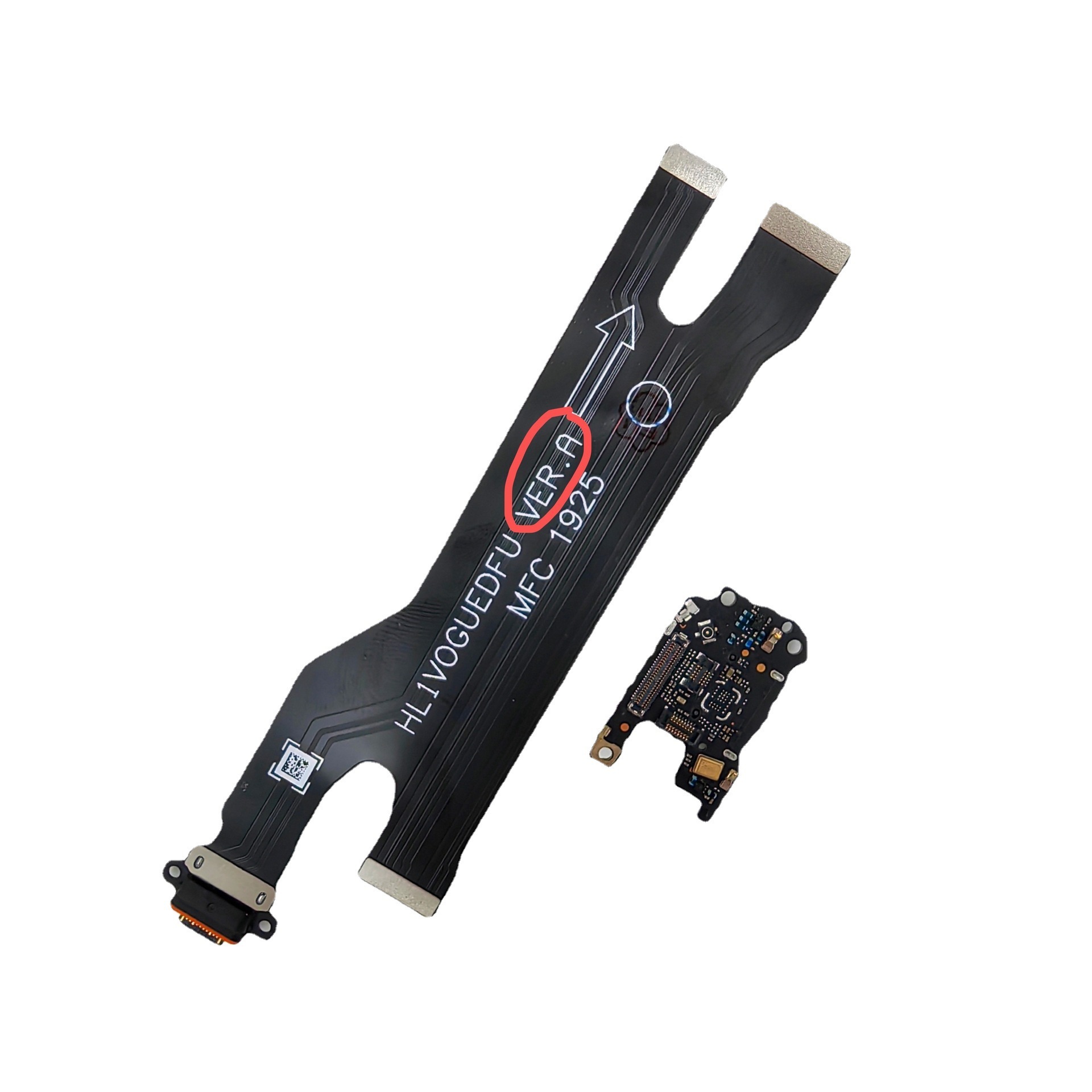 适用华为p30pro 卡座送话器小板 信号天线小板 尾插排线 sim卡槽