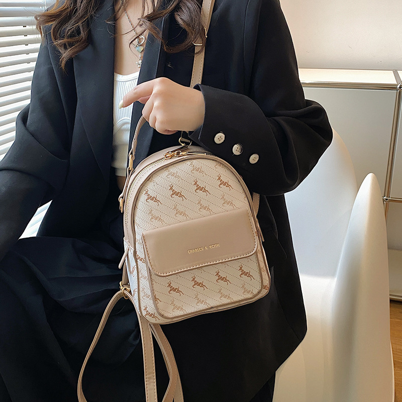 Japanese Style Bags Women's 2022 New Backpack Niche Unicorn Casual Student Class Hand Bag Presbyopic Backpack