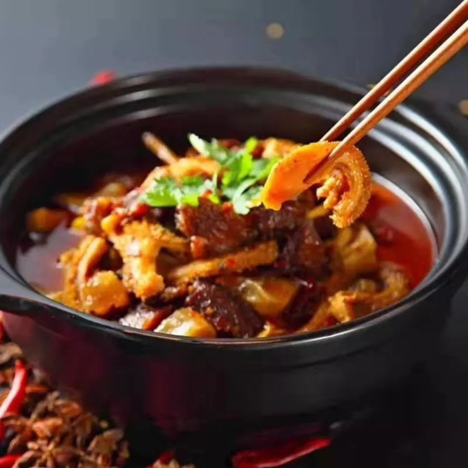 湖北荆州特产公安牛肉牛三鲜火锅袋装加热即食石首餐馆食材1200g