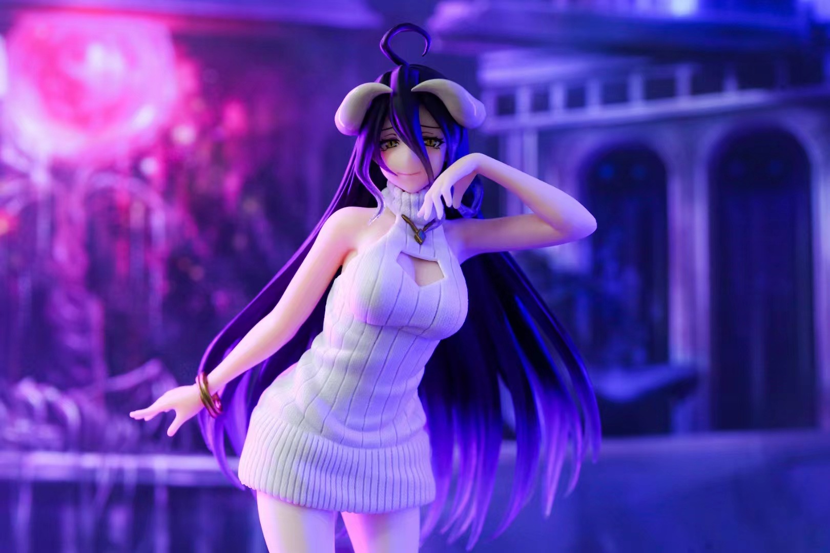 不死者之王overlord针织裙雅儿贝德手办国产模型摆件礼物-阿里巴巴