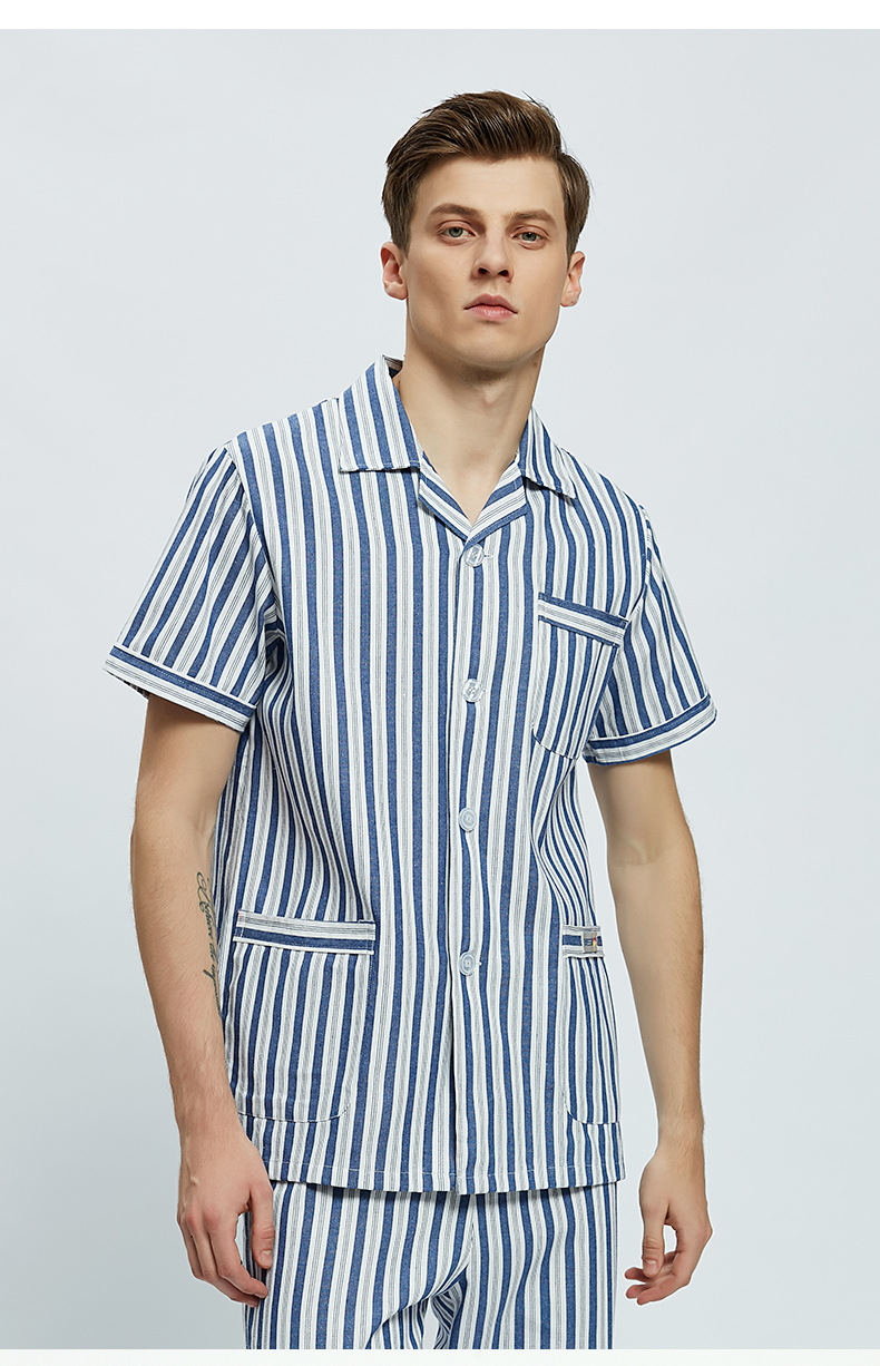 病号服纯棉医院患者睡衣长短袖病员服分体套装舒适住院宽松护理服