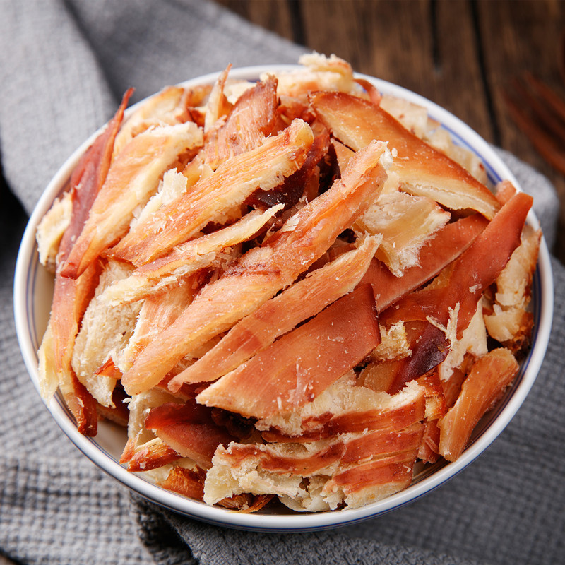 鱿鱼碎款250g山东特产小海鲜鱿鱼条手撕耐嚼鱿鱼块鱿鱼丝休闲小吃