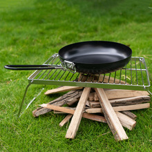 加长款户外锅架野营便携折叠不锈钢炉头支架野餐烧烤架子烤网