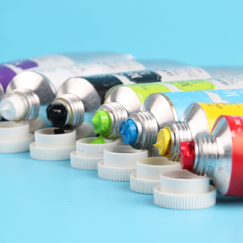 牌艺术家油画颜料60/200ml铝管单支白色画家专用艺术创作油画