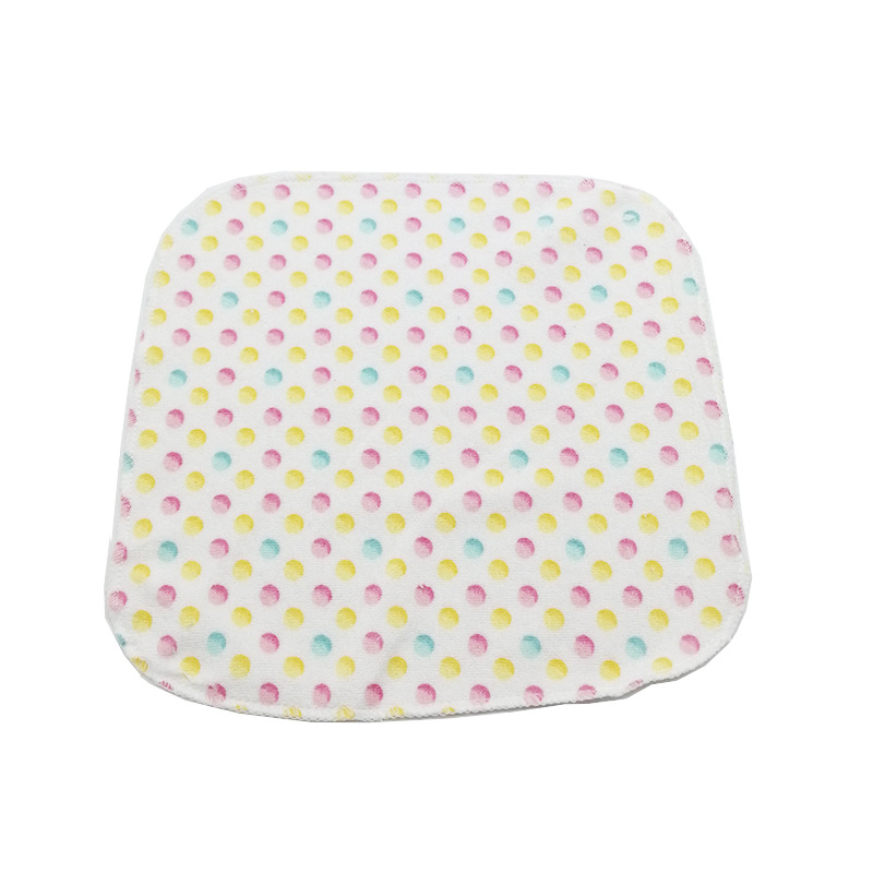 Cross-Border Small Square Towel Baby Bibs Small Tower Baby Small Handkerchief Nursing Towel 8 Pack Baby Products Gifts