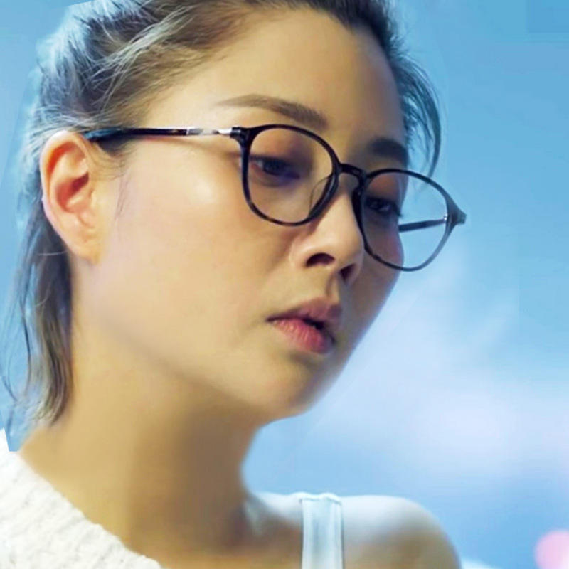 复古玳瑁眼镜框女正青春殷桃林睿同款tf5397平光时尚板材眼镜架