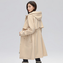 时尚大毛领两穿长款派克服女2023冬季新款韩版可拆卸内胆派克棉衣