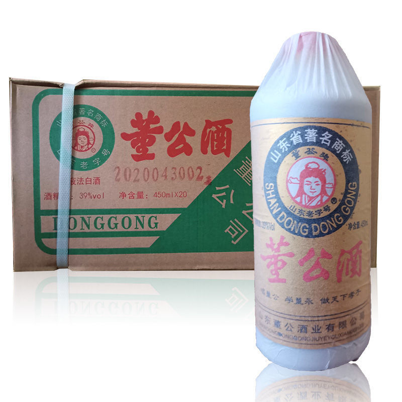 董公酒山东原产地发货董公450ml浓香白酒地方老牌子酒批发