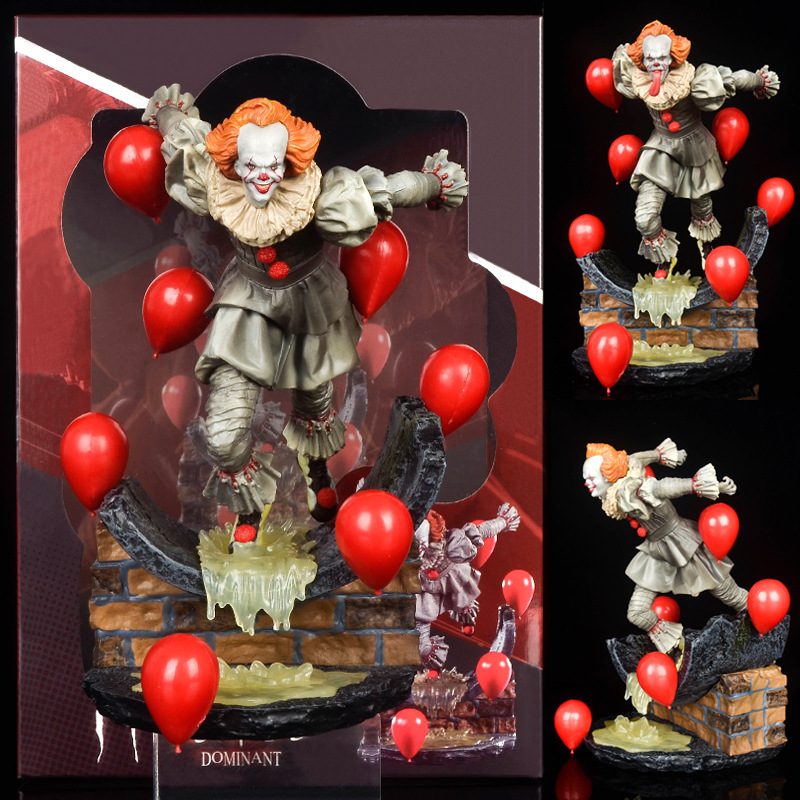 iron2代 小丑回魂 小丑佩尼怀斯 飞姿 雕像 盒装手办模型摆件现货