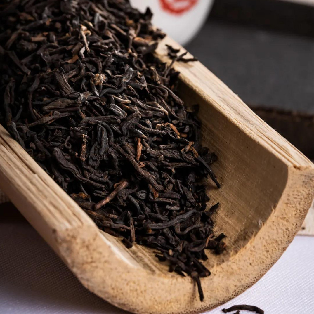 中粮中茶牌广西梧州窖藏六堡茶2021年黄盒散茶批发