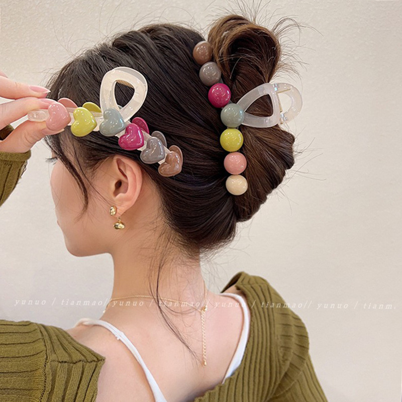 Japanese and Korean New Internet Celebrity Updo Hair Claw Large High Sense Barrettes Cute Shark Clip Hair Accessories Wholesale