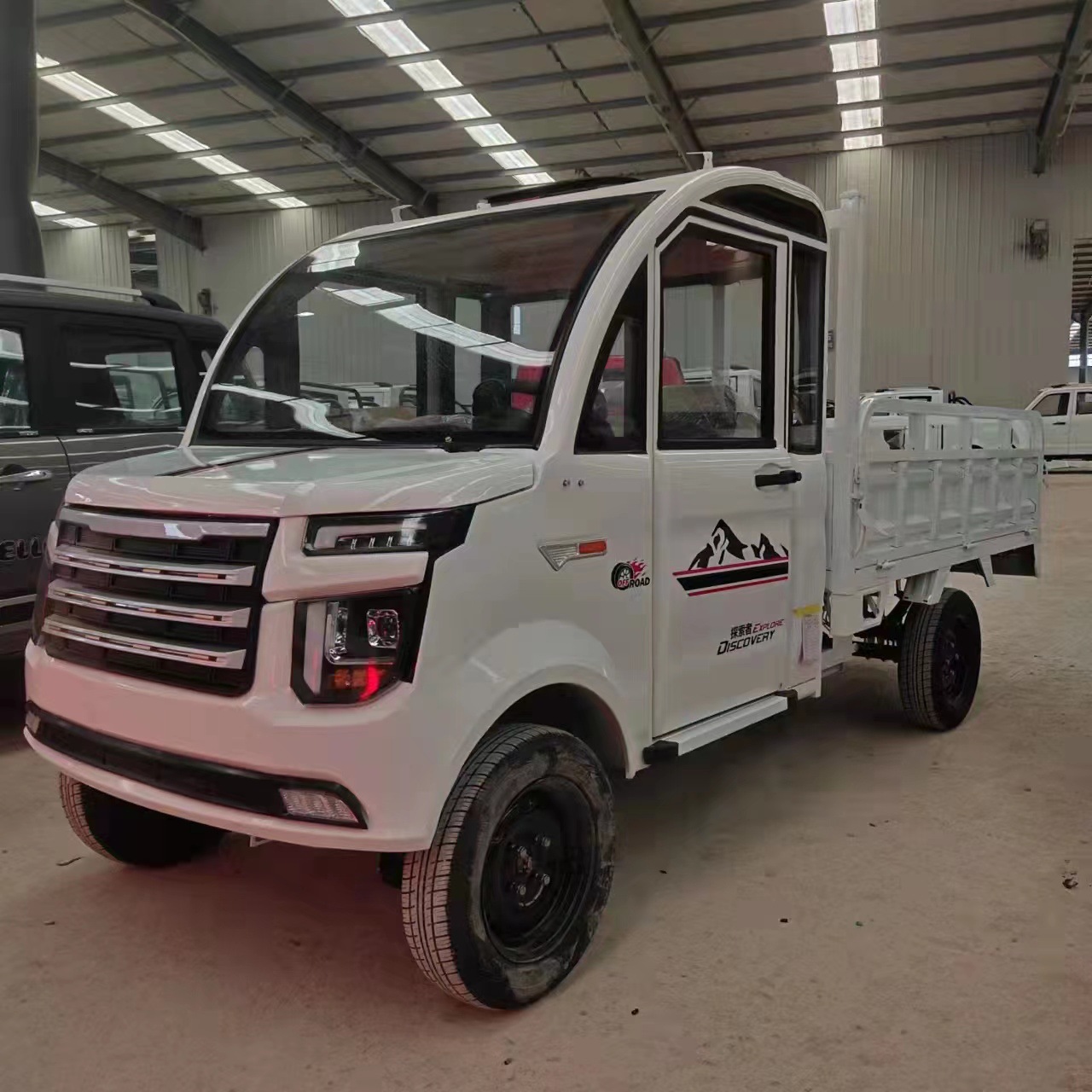 电动四轮车2米皮卡成人电动四轮皮卡车山区爬坡档家用带斗车