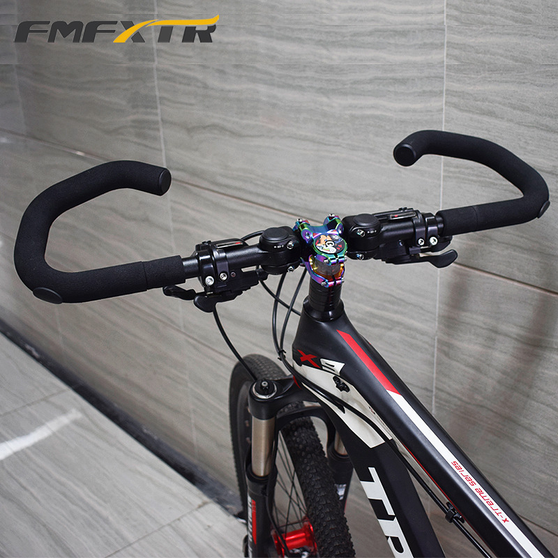 山地车蝴蝶把可折叠长途旅行车升级改装龙头把自行车车把跨境专供