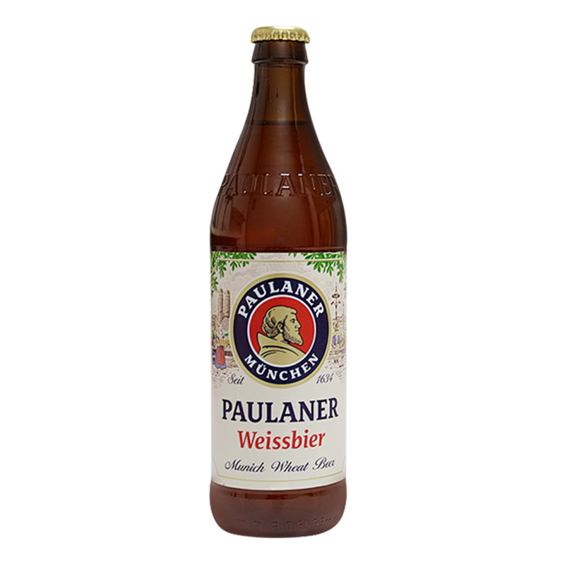 德国进口 保拉纳/paulaner 柏龙小麦白啤酒 500ml*20瓶 整箱
