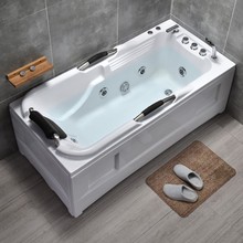 深泡日式小型浴缸小户型浴室水疗加热酒店浴盆1.2-1.8度假村