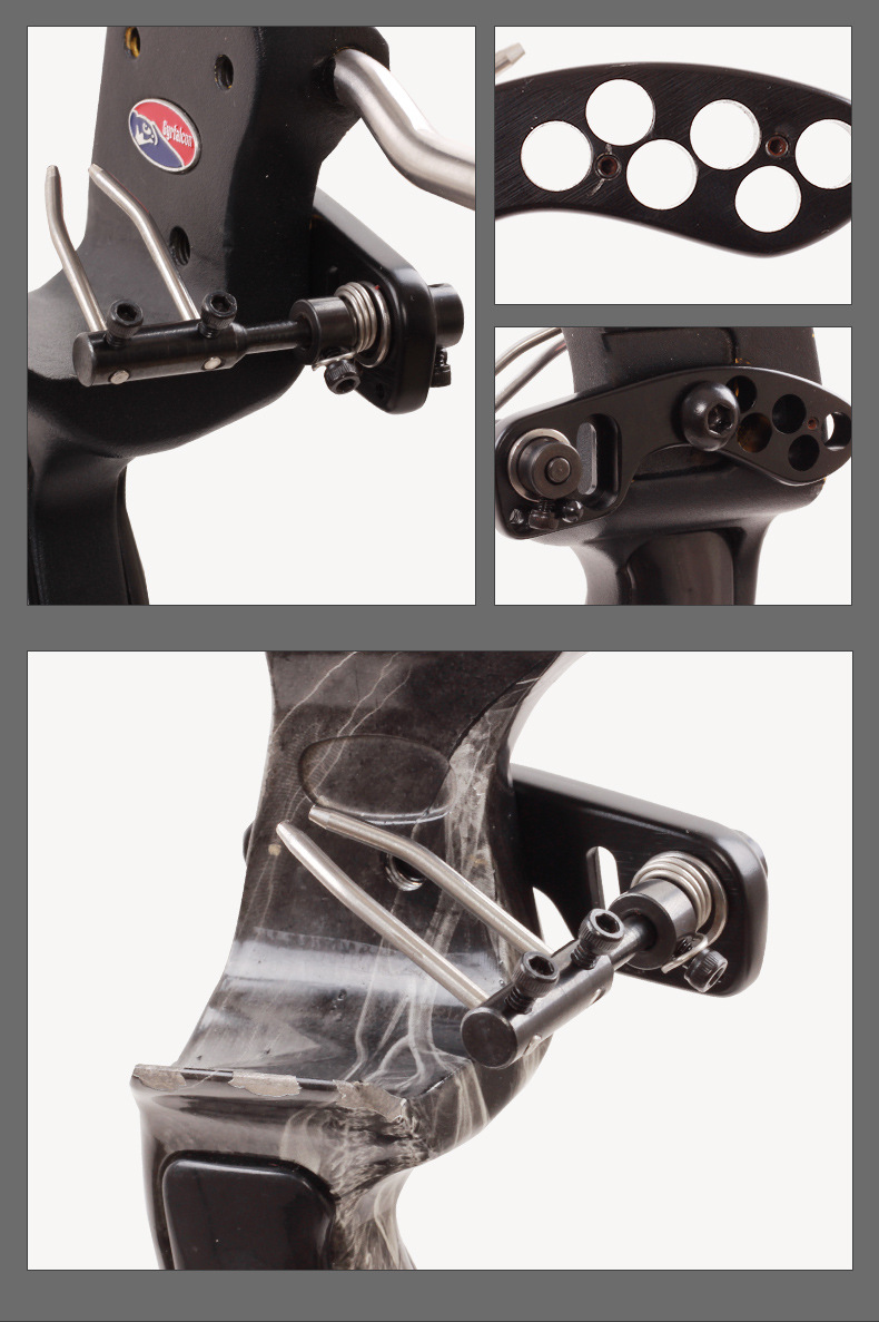 户外射箭箭台竞技复合反曲弓箭八字箭台六种安装位置厂家跨境新款