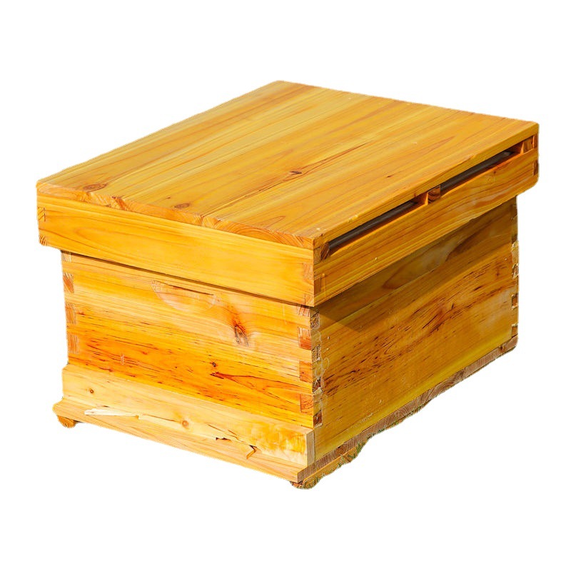 蜜蜂箱子养蜂全套中蜂蜂箱双面抛光煮蜡蜂箱养蜜蜂工具新手套装