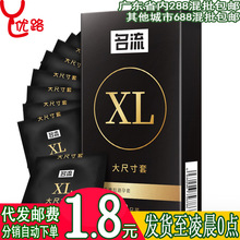 名流张扬安全套大号避孕套持久超薄男性情趣酒店成人计生用品厂家