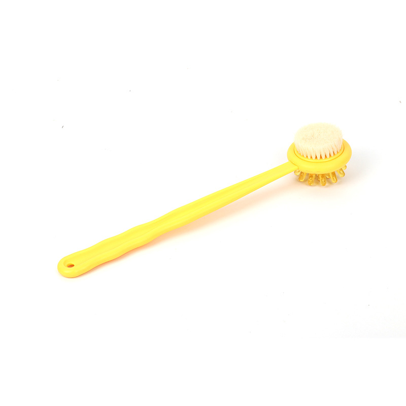 Long Handle Double-Sided Massage Hammer Bath Gadget Bath Towel Integrated Spa Bath Brush Bath Towel Whole Body Bath Brush