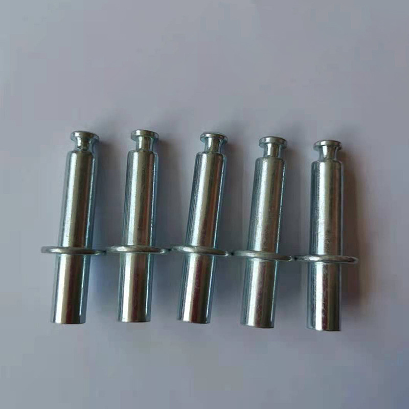 半空心台阶铆钉十字定位销台阶圆柱销中字转轴双头不锈钢螺丝